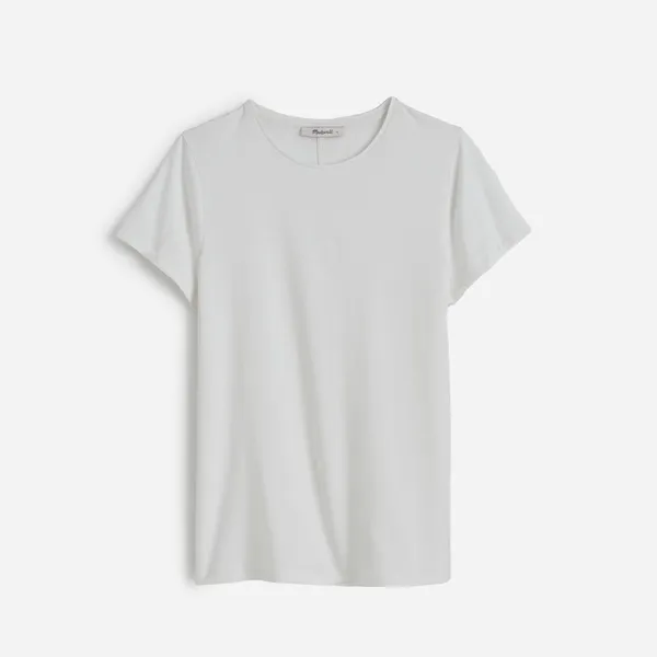 NWT Madewell Womens Essential Slim Tee Short Sleeve Lightweight Cotton White S - Image 5