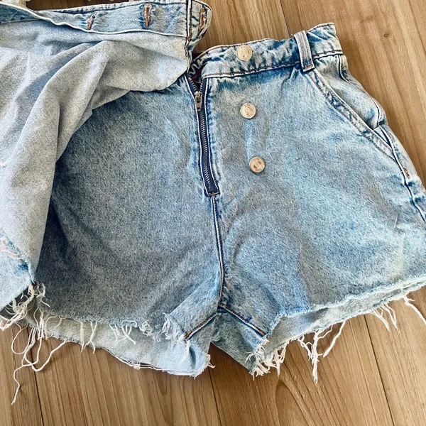 Zara Denim Skort - Image 4
