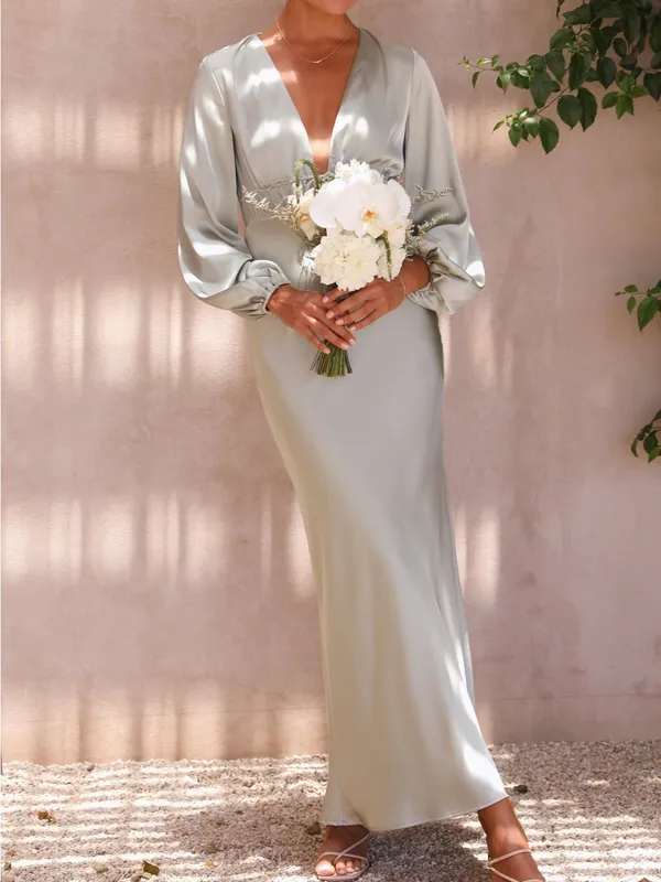 NWT Billy J Amara Maxi Dress Sage Green Olive Size 12 - Image 2