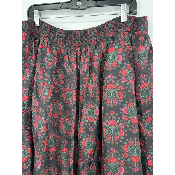 On 34th XXL Women's Taffeta Midi Skirt Macy's Floral‎ Formal Party Cottagecore - Image 4