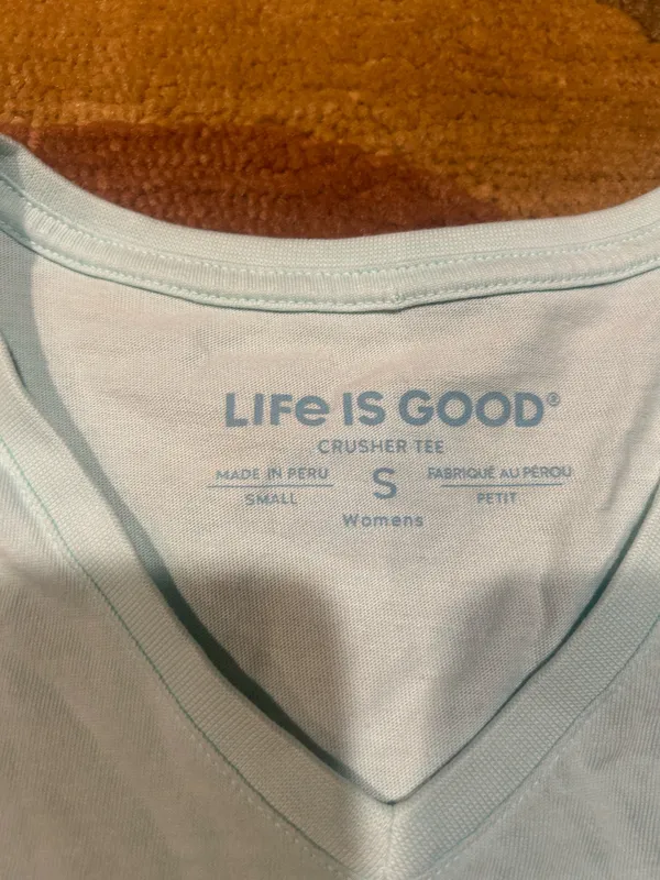 Life is Good Crusher Tee Shirt We Be Clubbin Golf 100% Cotton Women’s Size Small - Image 4