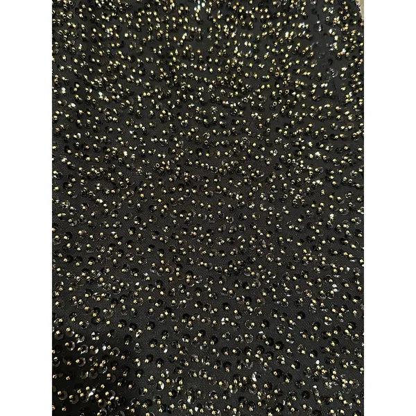 Michael Costello x Revolve Sierra Beaded Mini Skirt Black Size Medium - Image 3