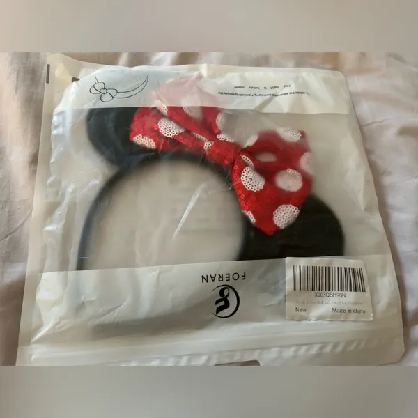 Disney NEW Mouse Ears Headbands Sequin Cosplay Costume Halloween - Image 4