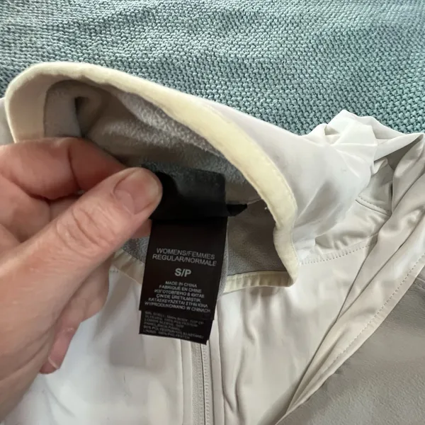 The North Face Women's Soft Shell Jacket White Gray Size S Windstopper EUC - Image 11