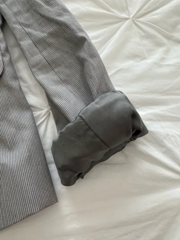 Banana Republic Grey Suit Jacket  - Image 5
