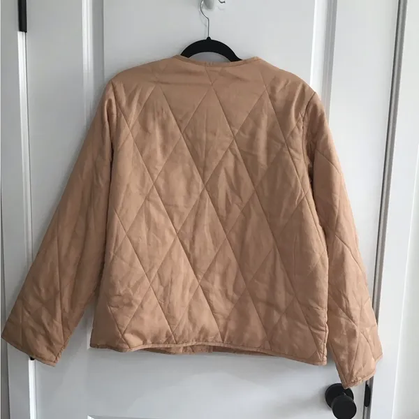 Rhythm‎ Light Brown Quilted Utility Jacket Tan Size L - Image 3