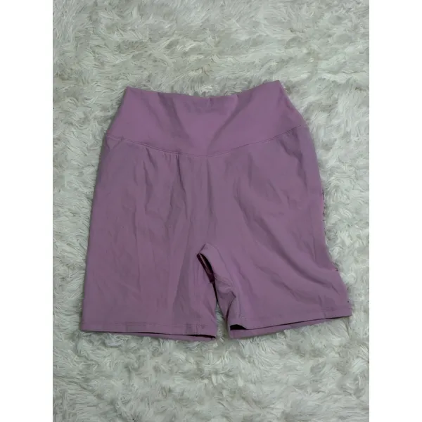 Buffbunny Biker‎ Shorts Womens M Pink High Waisted Athletic Workout Yoga - Image 6