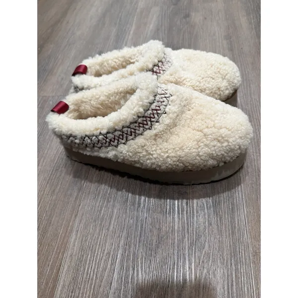 Ugg Women‎ Tazz Ugg Braid Natural Suede Platform Shoes Us 9 - Image 8