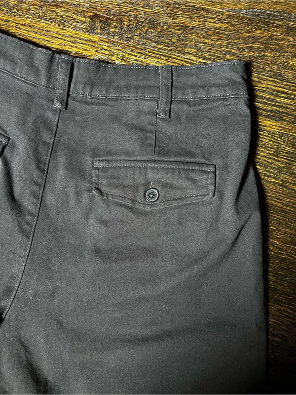 Banana Republic Black High Waist Bermuda Shorts Size 10 Twill Stretch - Image 7