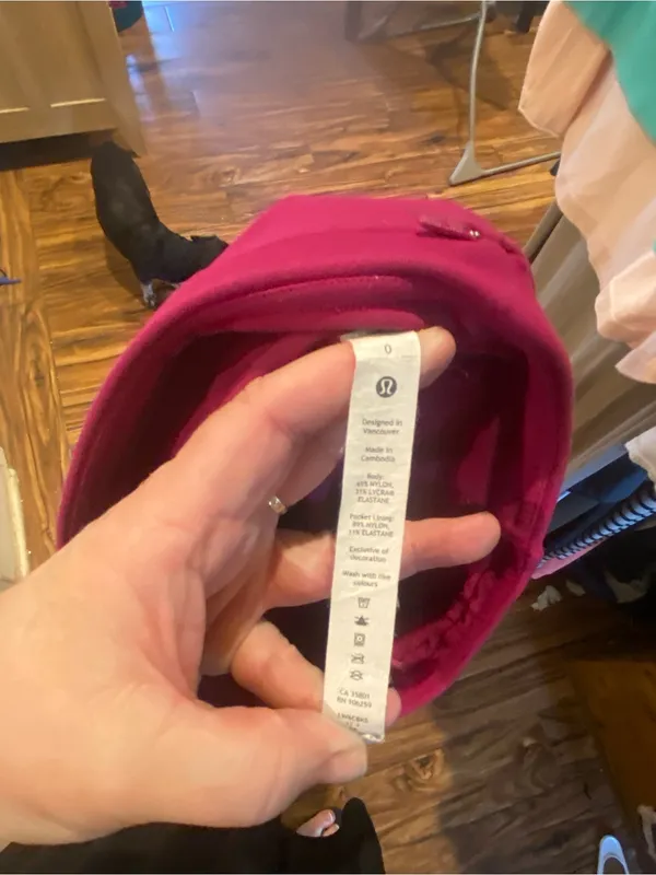Lululemon Pink-Magenta leggings with Logo - Image 2