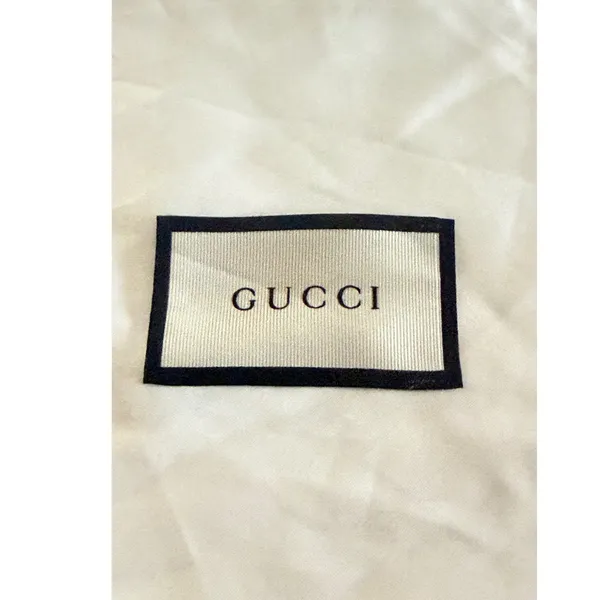 Gucci Dust Bag Sz 17x8 White Drawstring Storage Accessory Authentic - Image 2