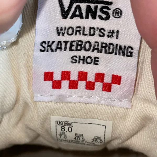 Baby blue high top vans - Image 5