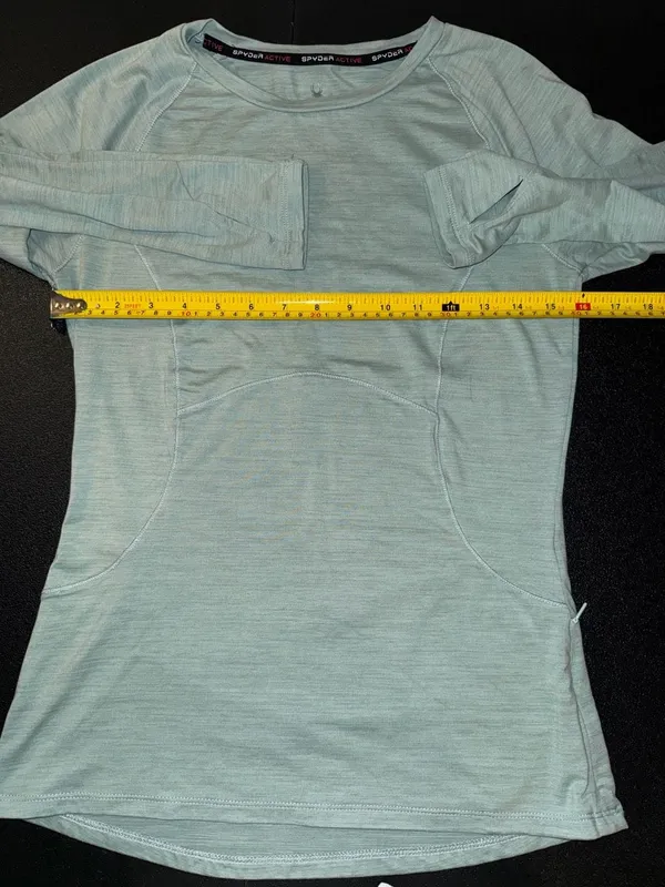 Spyder Active Women's Long Sleeve Athletic Top with Thumbholes and Side Zipper - Image 7