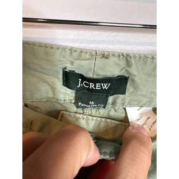 Y2K J. Crew olive green cargo pants - Image 3