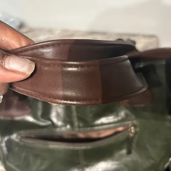 Stylish Green and Brown Women's Bag Xidibaoluo - Image 5