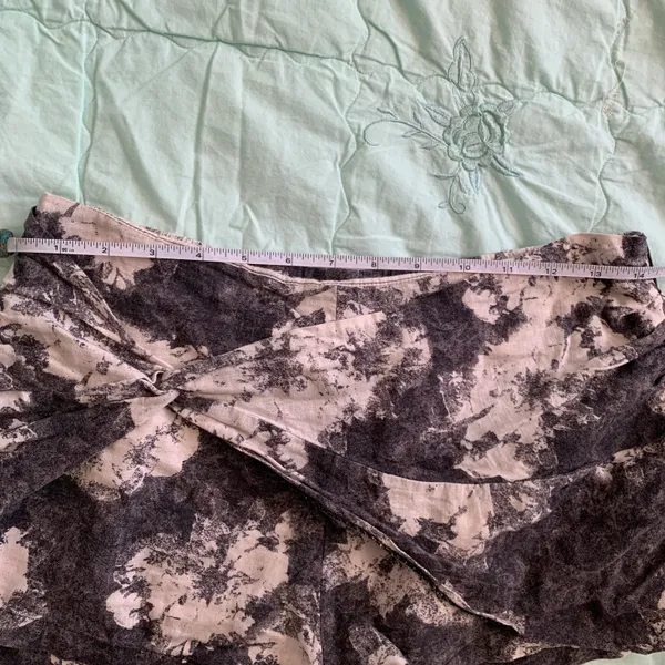 Free People Wrap Front Tie-Dye Shorts - Image 8
