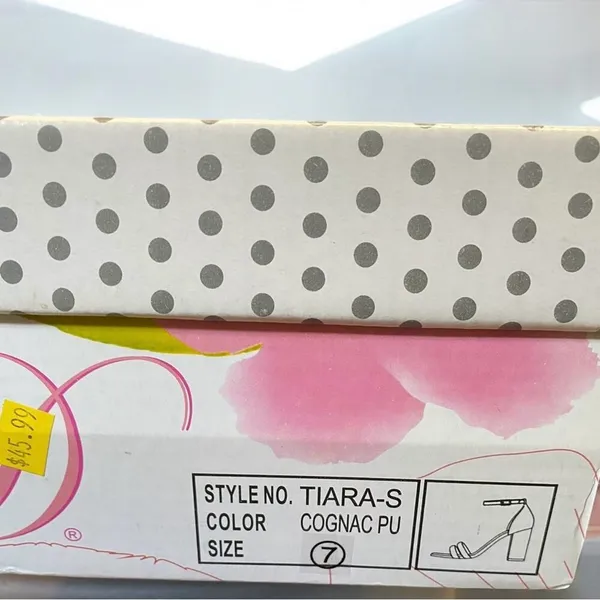 My Delicious Shoes- Open Toe Ankle Strap Shoe TIARA-S Size 7 NIB - Image 7