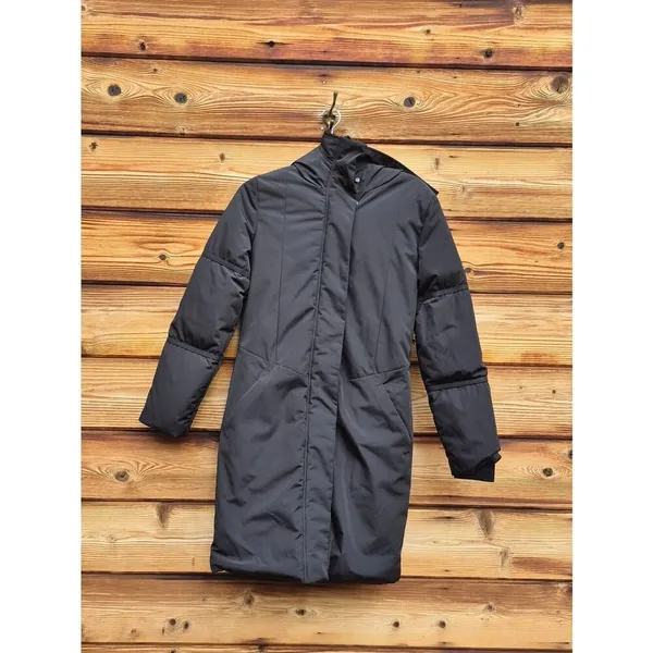 NWT Black Premium Down Filled Parka Coat Jacket XXS WhiteSky - Image 4
