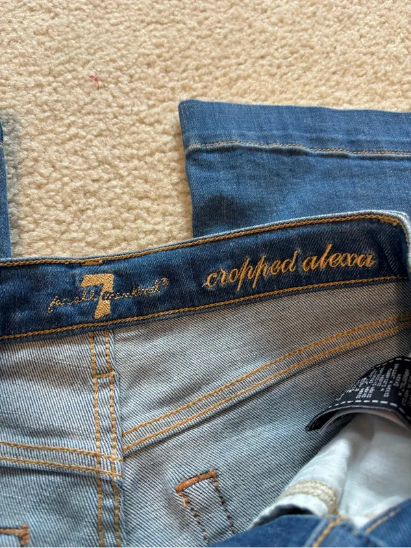 7 For All Mankind Blue Alexa Jeans - Image 2