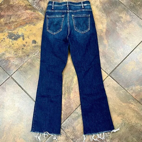 Mother The Hustler Ankle Fray Distressed Denim Jean 26 - Image 10