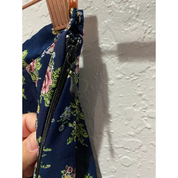 Show Me Your Mumu Blue Floral Mini Skirt Sz S Preppy Girly Flirty - Image 3