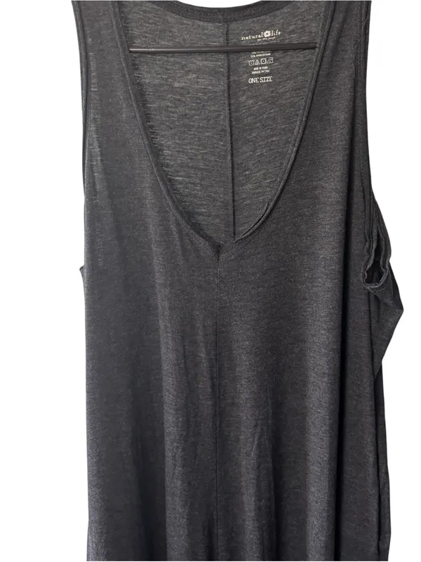 Natural Life sleeveless jumpsuit, One Size, casual, wide leg, outdoors, comfy - Image 2