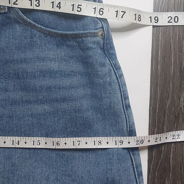 O&O Denimwear Denim Skort Size L Boho Festival Classic Casual Costal Cowgirl - Image 6