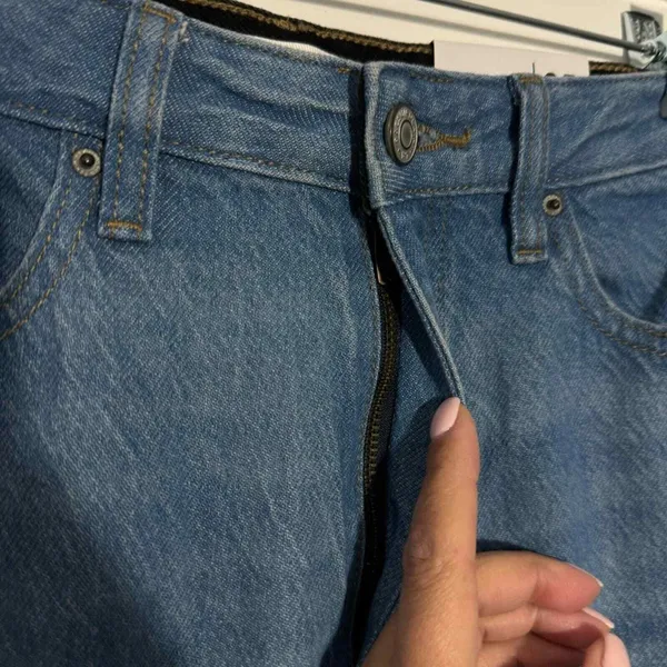 NWT Pacsun 90's Boyfriend Jeans Blue/Black Two‎ Tone Size 25 Preppy Edgy Grunge - Image 8