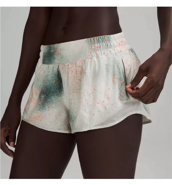 Lululemon Hand Painted Hotty Hot Shorts  - Image 6