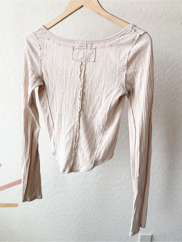 FREE PEOPLE Eyes On You Long Sleeve Top - Image 6