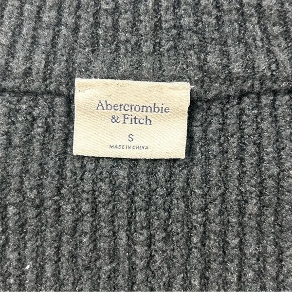 Abercrombie & Fitch Black Ribbed Turtleneck Sweater Size S - Image 6