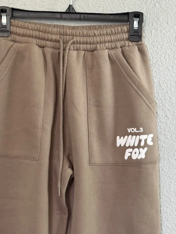 White Fox Vol.3 Logo Joggers Size XXS - Image 3