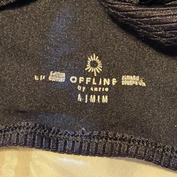 Aerie Offline SHINE Ribbed Sport Bra - Image 3