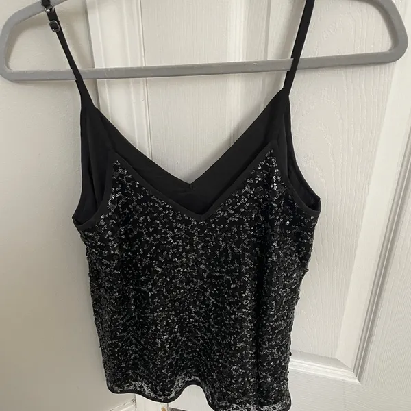 Abercrombie and Finch extra small sparkly black top - Image 3