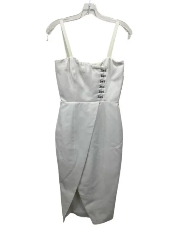 Misha Pasquale Convertible Midi Dress Milk White Size Small - Image 4