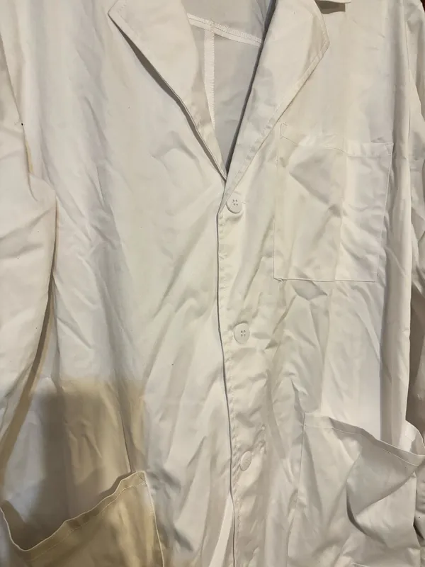 Unisex Cherokee white lab coat - Image 2