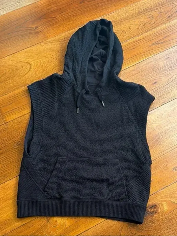 Lululemon Easy Going Hoodie in Black Size 8 - Image 8