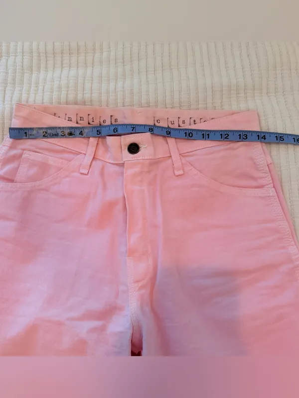 Dickies Winnie’s Customs Light Pink Women's Straight-Leg Jeans Size 28x30 - Image 8