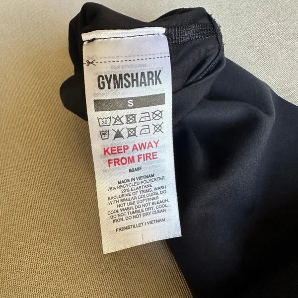 GymShark Black Seamless High Waisted Workout Leggings - Image 5