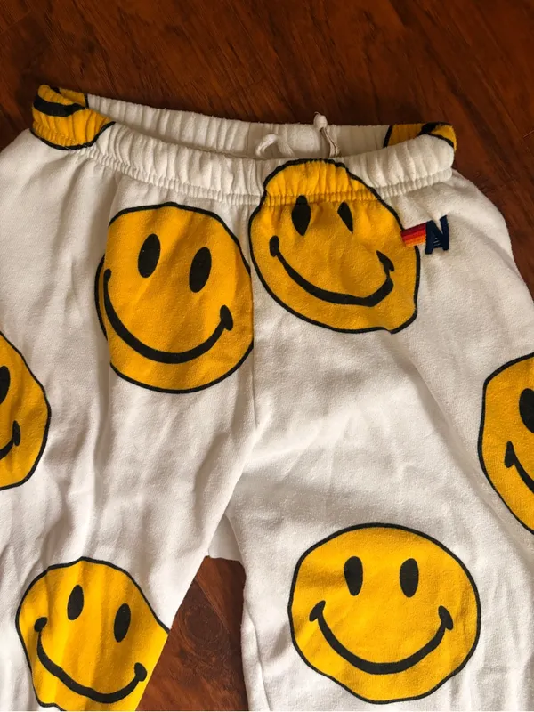 Aviator Nation smiley sweat pants - Image 3