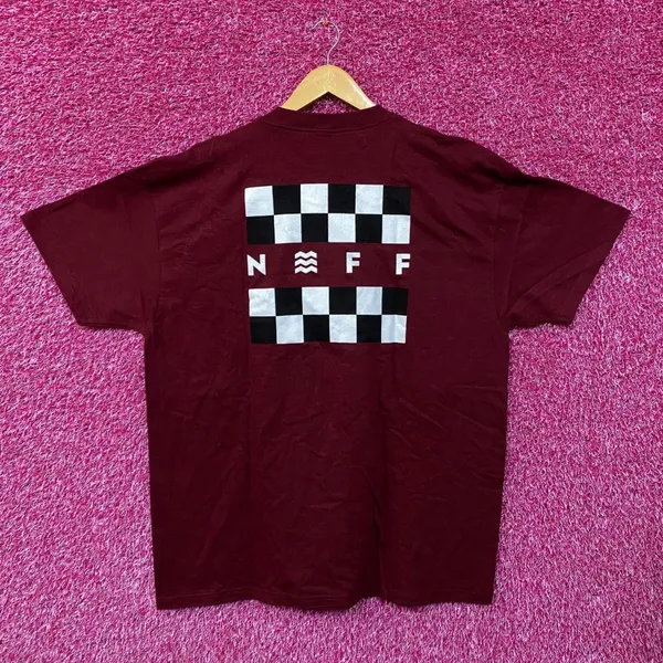 Neff Street Wear Burgundy Tshirt size Extra Large - Image 2