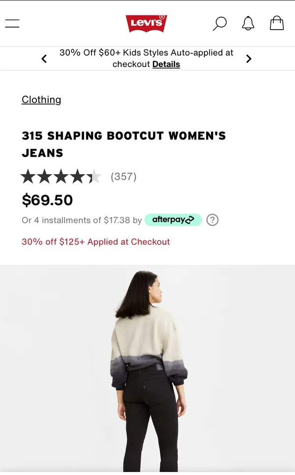 Levi's 315 Shaping Bootcut Jeans - Image 3