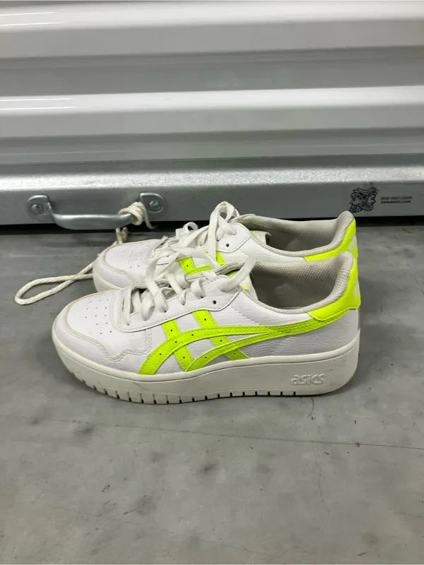 ASICS Japan S PF White / Illuminate Green Platform Sneakers Size 8.5 - Image 2