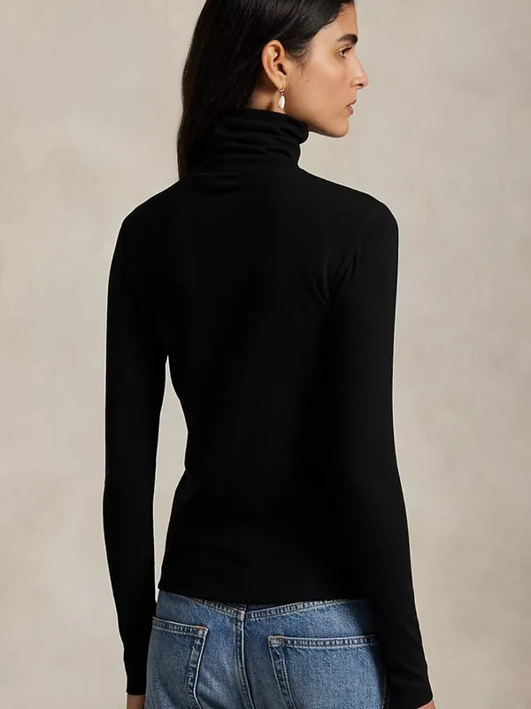 Polo Ralph Lauren Stretch Blend Turtleneck Long Sleeve Top- size XL - Image 2