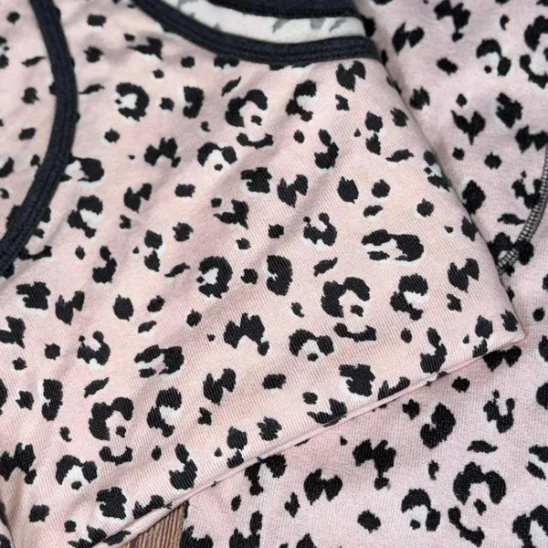 Karen Neuburger Love Lounge XL Leopard Print Loungewear Set - Image 2