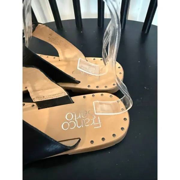 Franco Sarto Katness black double strap sandal size 6 - Image 5