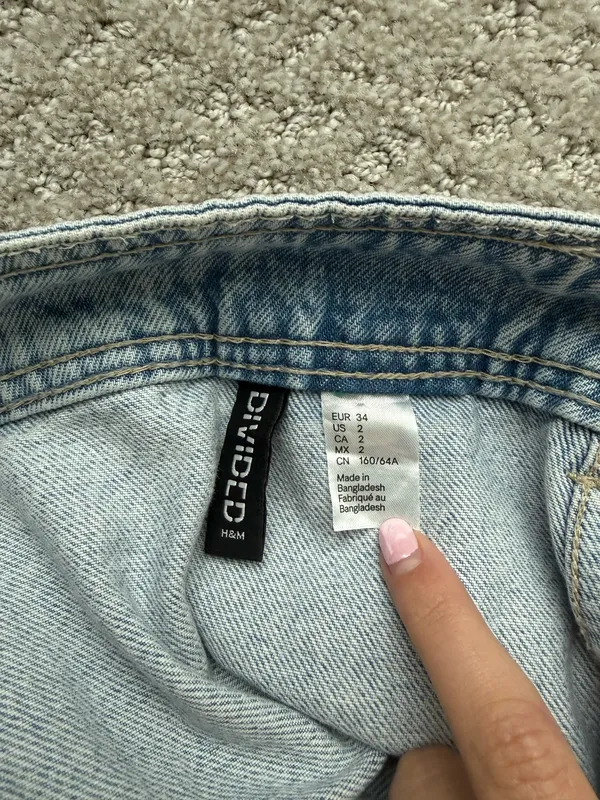 H&M Jean Skirt Denim - Image 3