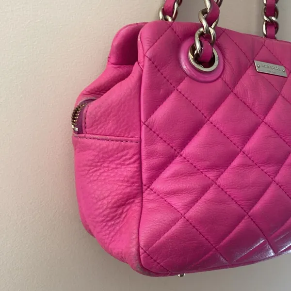 Kate Spade pink leather handbag - Image 3