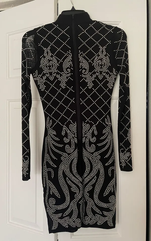 Vintage New Year’s Eve Dress Black - Image 3