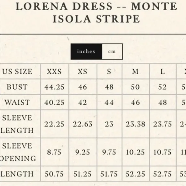 Doen Lorena Dress in Monte Isola Stripe - Image 10